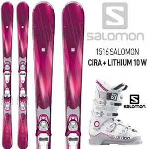 1516시즌 (여성용)SALOMON CIRA W/LITHIUM10 W+1516 SALOMON X MAX 70W+폴