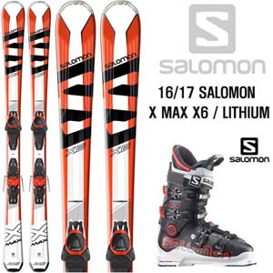 16/17시즌 SALOMON X MAX 6 RED + 14/15시즌 SALOMON X MAX 100 세트