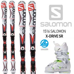 15/16시즌 (여성용)SALOMON EX DRIVE SR/E LITHIUM10.0+LANGE SX 65 W