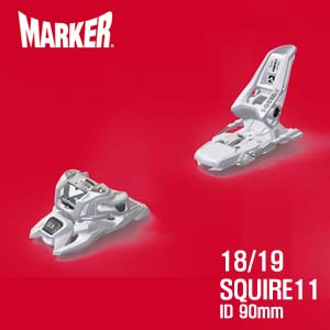 18/19시즌 MARKER 바인딩 SQUIRE 11 ID: 90mm WHITE (예약판매)