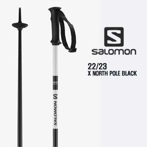 2223시즌 SALOMON X NORTH BLACK 알루미늄폴