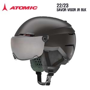 2223시즌(아동/주니어)ATOMIC 헬멧SAVOR VISOR JR BLACK