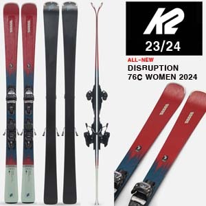 2324시즌 여성 중급 회전 스키 K2 SKI DISRUPTION 76C W/MR3 10 COMPACT