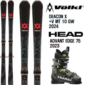 2324시즌 중급자 스키 세트 VOLKL DEACOM X+ 2223 HEAD ADVANT 75(품절 감사합니다)