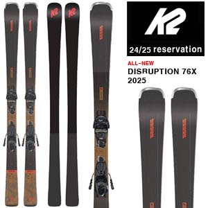 2425시즌 중급 회전 스키 K2 SKI DISRUPTION 76X/M3 10 COMPACT QUIKCLIK 예약판매(전화상담)