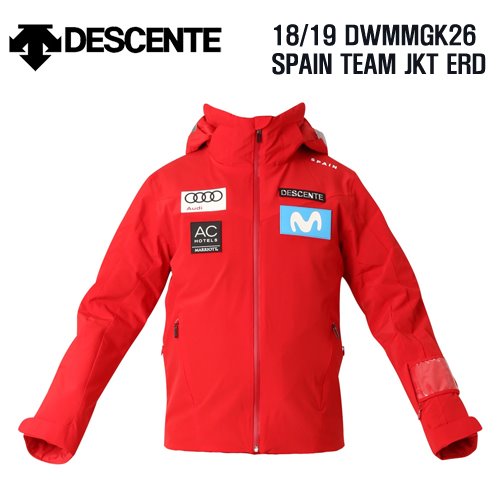 1819시즌 DESCENTE SPAIN TEAM 스페인 팀 자켓 DOWMMGK26 ERD 색상