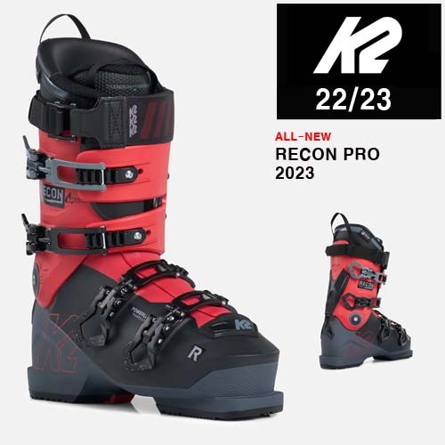 2223시즌 케이투 스키 부츠 K2 BOOTS RECON PRO BLACK/RED