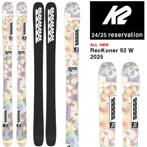 2425시즌 여성용 올마운틴 프리라이드 스키 K2 SKI RecKoner 92 W 예약판매(전화 상담)