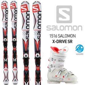 15/16시즌 (여성용)SALOMON EX DRIVE SR/E LITHIUM10.0+LANGE SX LT W