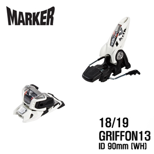18/19시즌 MARKER 바인딩 GRIFFON 13 ID: 90mm WHITE (예약판매)