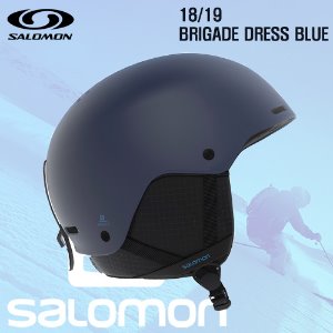 1819시즌 SALOMON 헬멧 BRIGADE DRESS BLUE