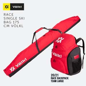 2021시즌 VOLKL RACE SINGLE SKI BAG 175+RACE BACKPACK L 스키 부츠 가방세트