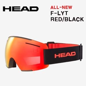 HEAD GOGGLE NEW F-LYT RED / BLACK