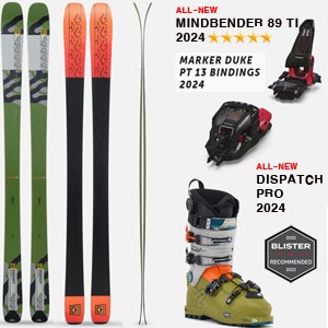 2324시즌 투어링 스키 세트 K2 MINDBENDER 89TI+DUKE13+DISPATCH PRO