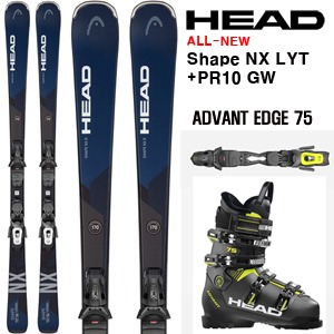 헤드 스키 세트 HEAD SKI Shape NX LYT+ADVANT EDGE 75 SET(품절감사합니다)