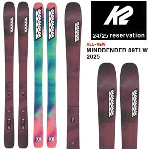 2425시즌 여성용 올마운틴 프리라이드 스키 K2 SKI MINDBENDER 89 TI W 예약판매(전화 상담)