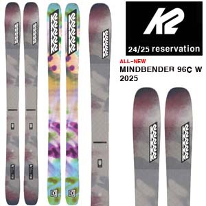 2425시즌 여성용 올마운틴 프리라이드 스키 K2 SKI MINDBENDER 96C W 예약판매(전화 상담)