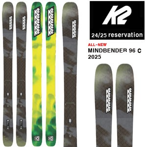 2425시즌 올마운틴 프리라이드 스키 K2 SKI MINDBENDER 96C 예약판매(전화 상담)