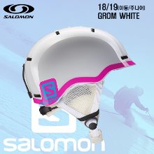 1819시즌(아동/주니어용) SALOMON 헬멧 GROM WHITE GLOSSY