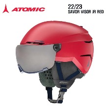 2223시즌(아동/주니어)ATOMIC 헬멧SAVOR VISOR JR RED