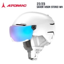 2223시즌ATOMIC 헬멧 SAVOR VISOR STEREO WHITE(품절 감사합니다)