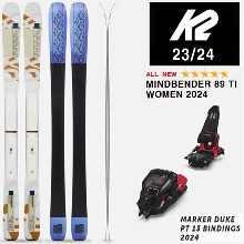 2324시즌 여성 올마운틴 프리라이드 스키  K2 SKI MINDBENDER 89TI W +DUKE 13 투어링 가능