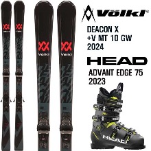 2324시즌 중급자 스키 세트 VOLKL DEACOM X+ 2223 HEAD ADVANT 75