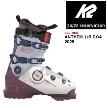 2425시즌 여성 케이투 보아 스키 부츠 K2 BOOTS ANTHEM 115 BOA 예약판매(전화상담)