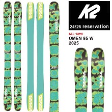 2425시즌 여성용 프리스타일 스키 K2 SKI OMEN 85 W 예약판매(전화 상담)